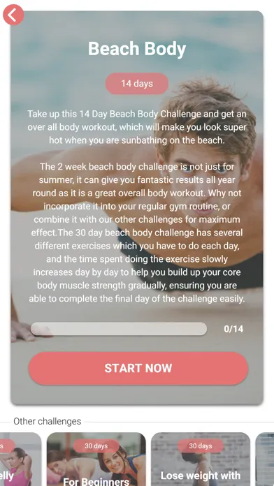 The Fitness Challenge应用截图