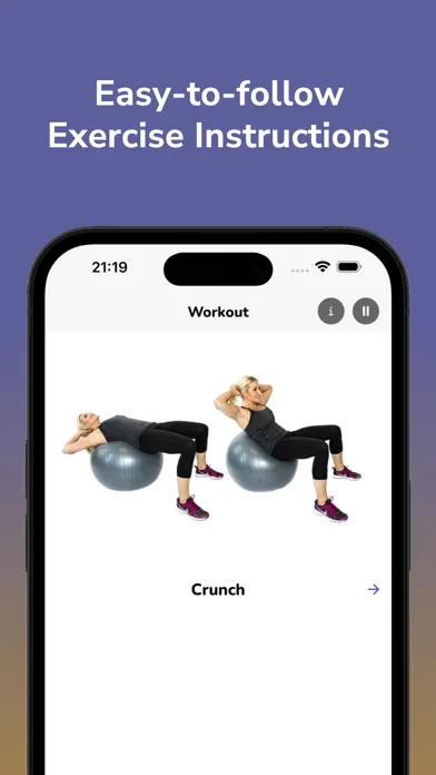 Stability Ball Workout Guide Ekran Görüntüleri