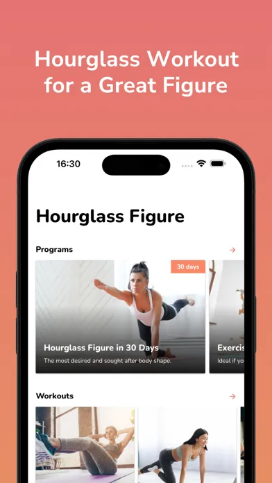 Captures d'écran de Hourglass Figure Challenge