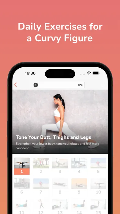Captures d'écran de Hourglass Figure Challenge
