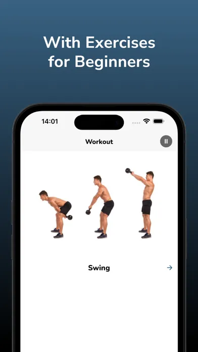 Capturas de pantalla de Kettlebell Home Workouts