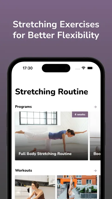 Capturas de tela do Stretching Routine