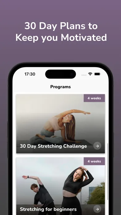 Capturas de tela do Stretching Routine