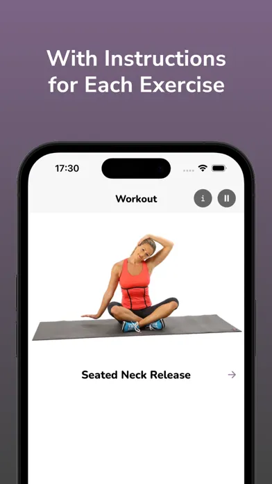 Capturas de tela do Stretching Routine