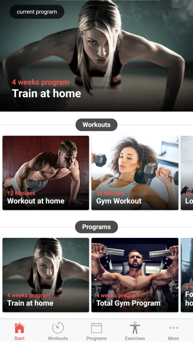 ภาพหน้าจอของ Upper Body Workout Plan