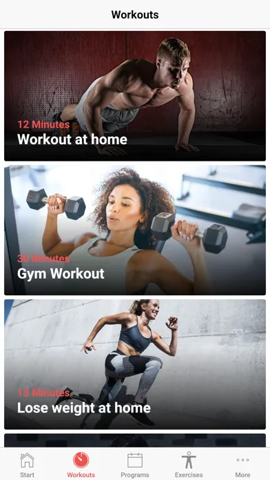 ภาพหน้าจอของ Upper Body Workout Plan