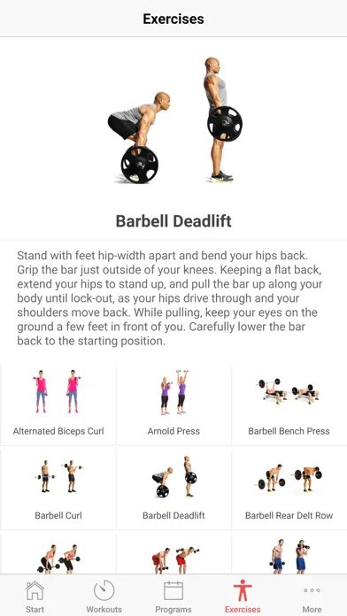 ภาพหน้าจอของ Upper Body Workout Plan