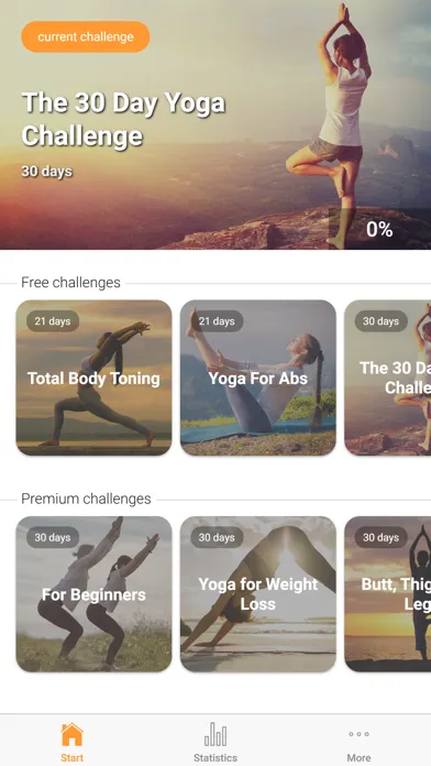 Yoga Workout Challenge應用截圖
