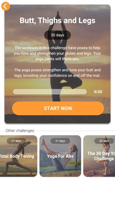 Yoga Workout Challenge應用截圖