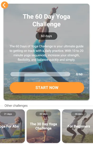 Yoga Workout Challenge應用截圖