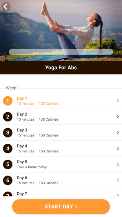 Yoga Workout Challenge應用截圖