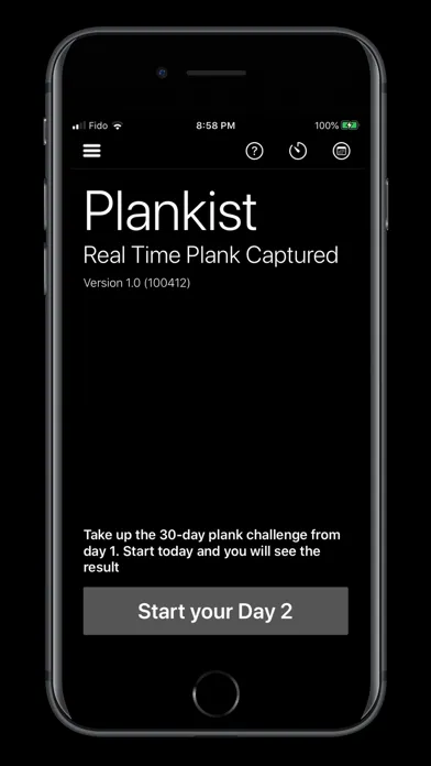 Tangkapan skrin Plankist - Plank Video Timer