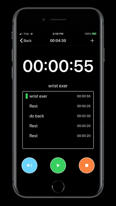 Tangkapan skrin Plankist - Plank Video Timer