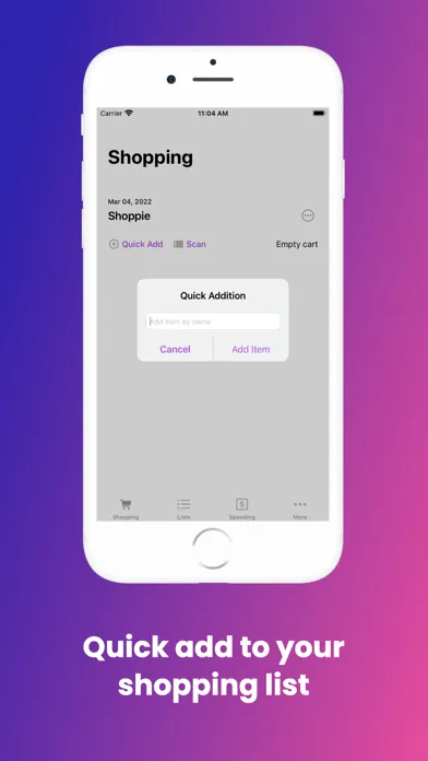 ภาพหน้าจอของ Shoppielist - Grocery and more