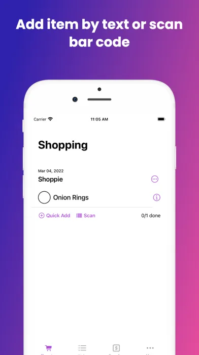 ภาพหน้าจอของ Shoppielist - Grocery and more