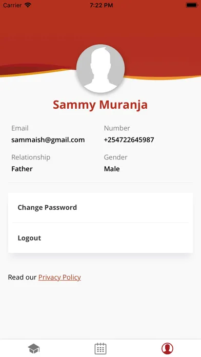 Zrzuty ekranu Samar School App