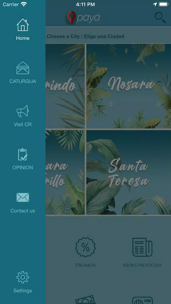 Capturas de pantalla de Payá