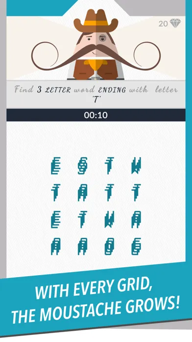 Mr. Mustachio : Word Search Screenshots