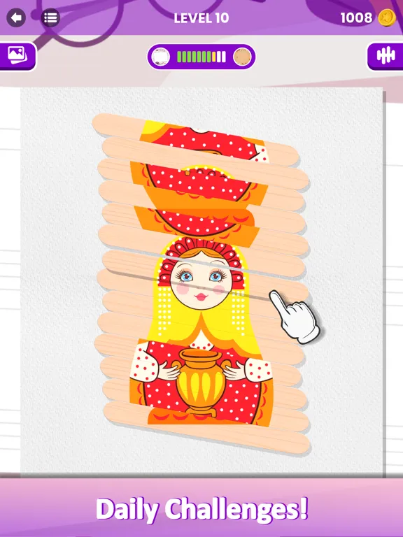 Popsicle Sort: Jigsaw Puzzle iPad Screenshots