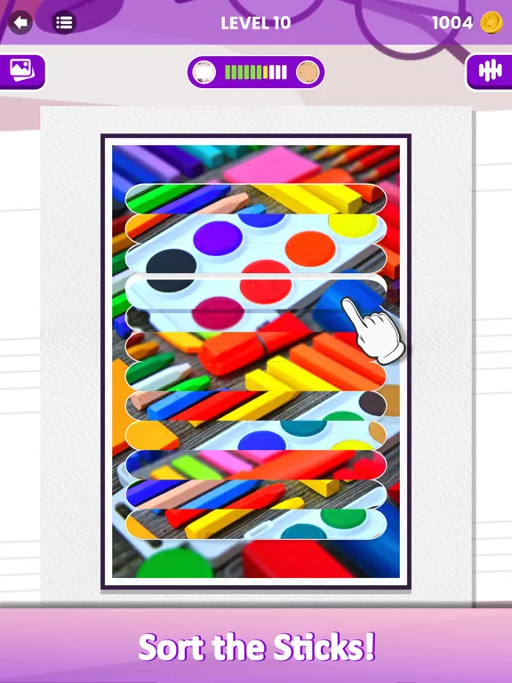 Popsicle Sort: Jigsaw Puzzle iPad Screenshots