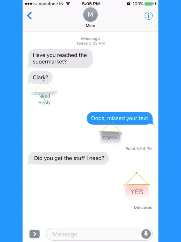 Hang a Sign! (Dull Blue/Yellow) iPad Screenshots