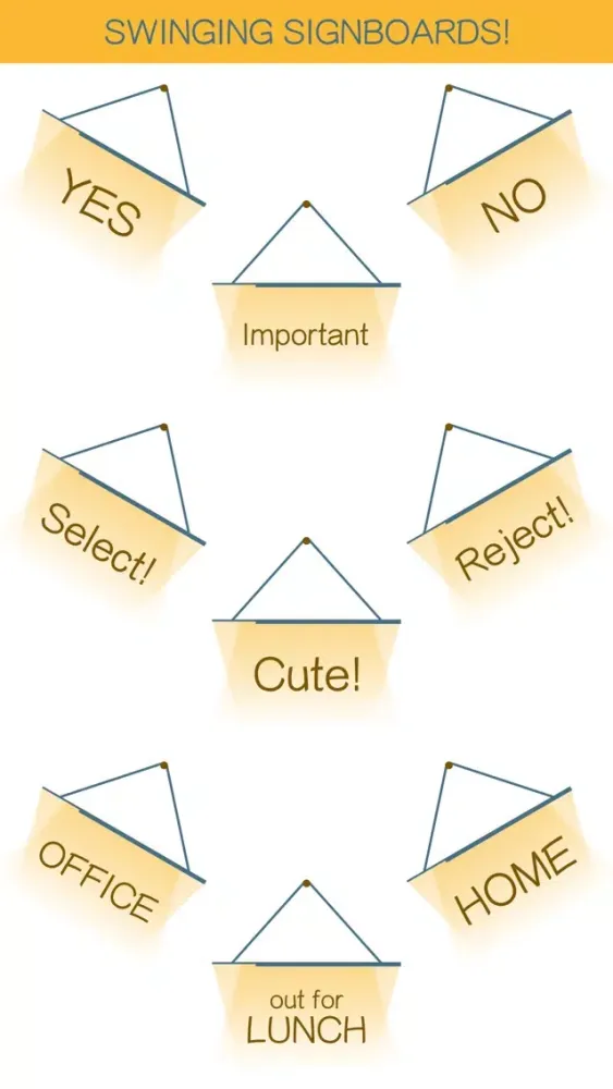 Hang a Sign! (Dull Blue/Yellow) Screenshots