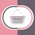 Hang a Sign! (Pink/Dark Violet) Hang a Sign! (Pink/Dark Violet)