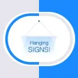 Hang a Sign! (Light Gray/Bright Blue) Hang a Sign! (Light Gray/Bright Blue)