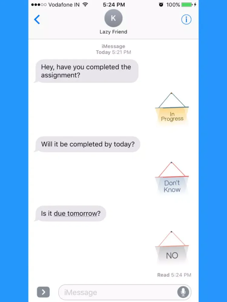 Hang a Sign! (Light Gray/Bright Blue) iPad Screenshots