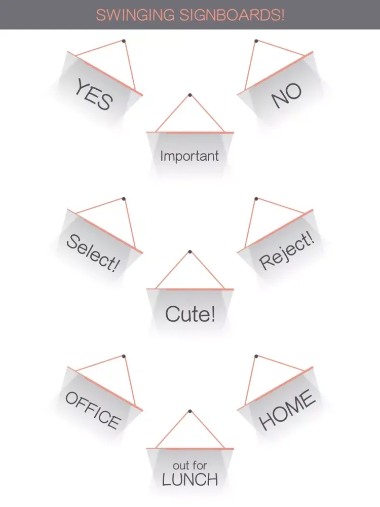 Hang a Sign! (Mauve/Dark Bluish-Gray) iPad  স্ক্রিনশট