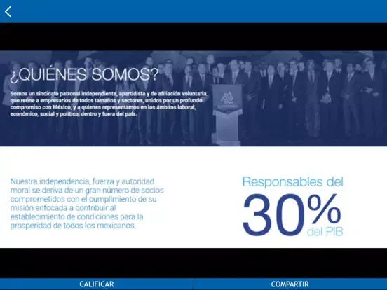 Conexión Coparmex iPad  سکرین شاٹس