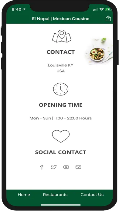 El Nopal Mexican Food スクリーンショット