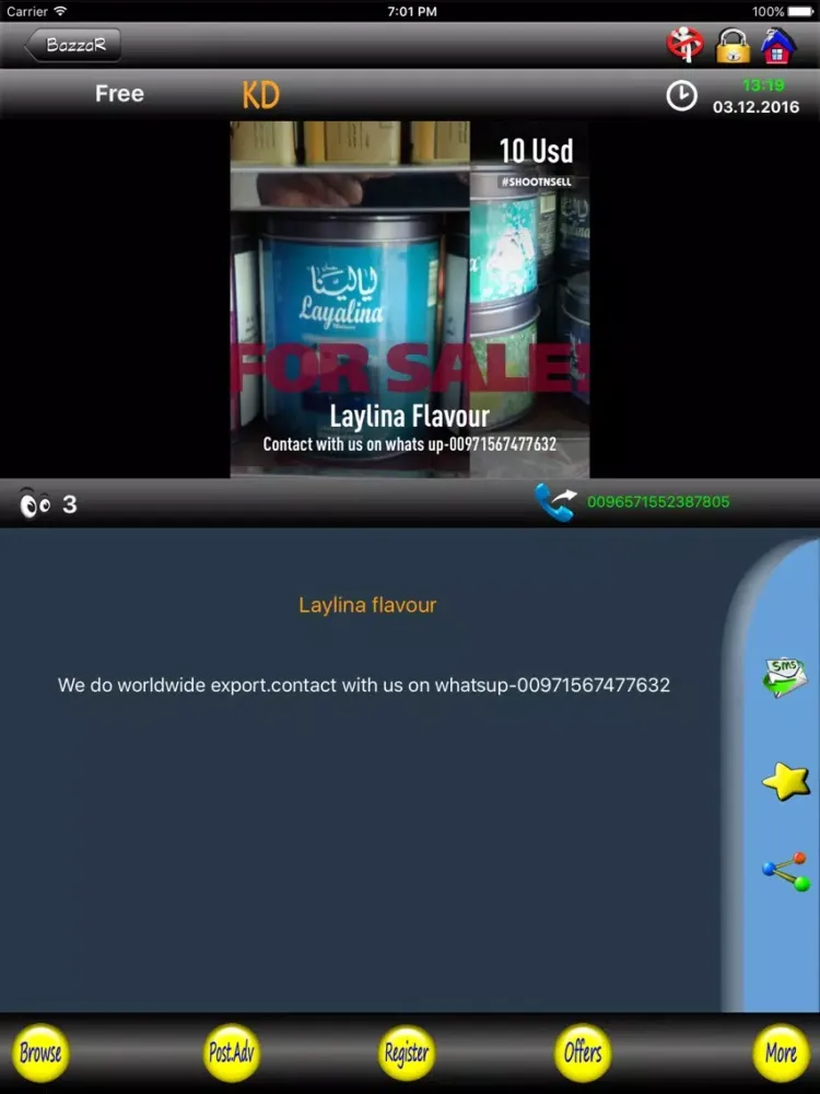 Bazzar Market iPad  Ekran Görüntüleri