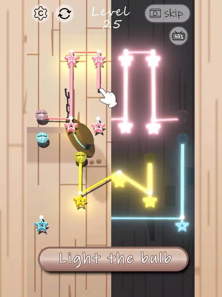 Ảnh chụp màn hình của Color Rope Line Puzzle iPad 