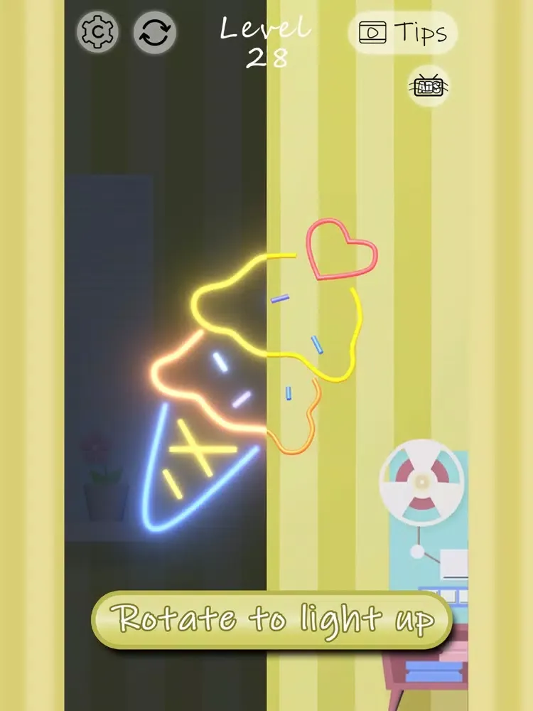 Ảnh chụp màn hình của Color Rope Line Puzzle iPad 
