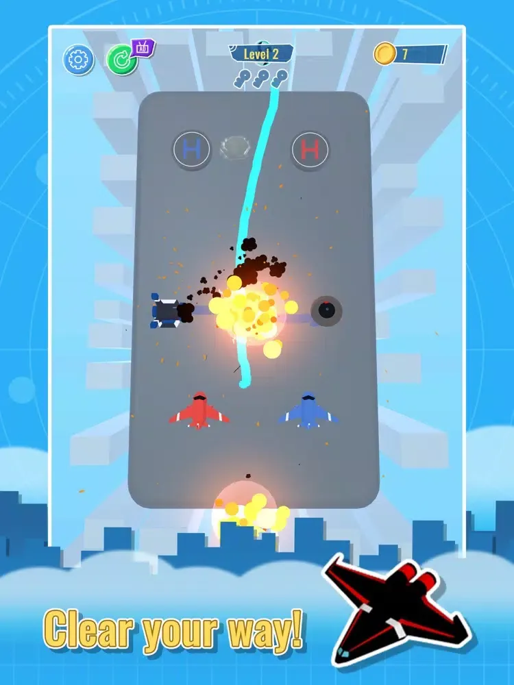 Flight Master -Line Puzzle 3D iPad  Ekran Görüntüleri
