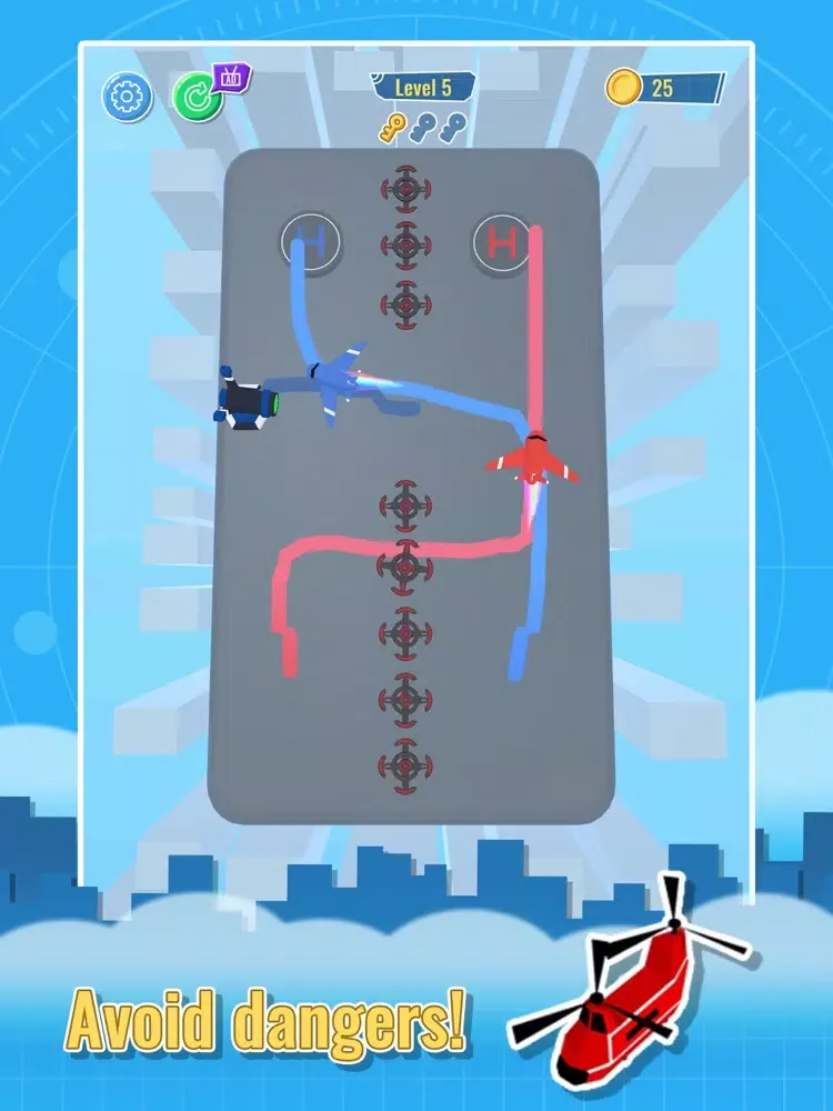 Flight Master -Line Puzzle 3D iPad  Ekran Görüntüleri