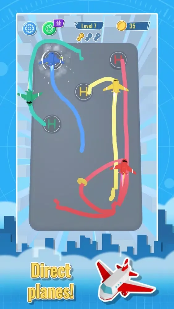 Flight Master -Line Puzzle 3D Ekran Görüntüleri