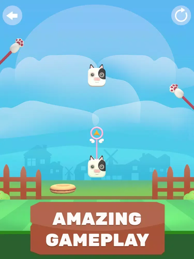 Cute Hoop Master:Classic Jump iPad  スクリーンショット