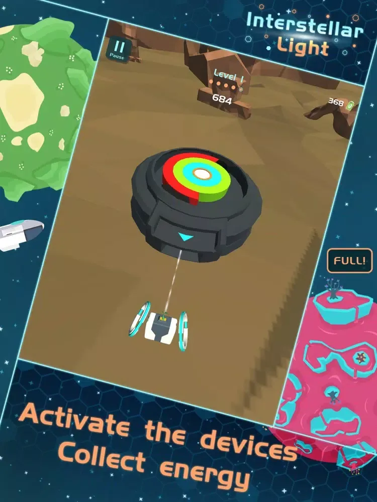 Interstellar Light-Save Planet iPad  Screenshots
