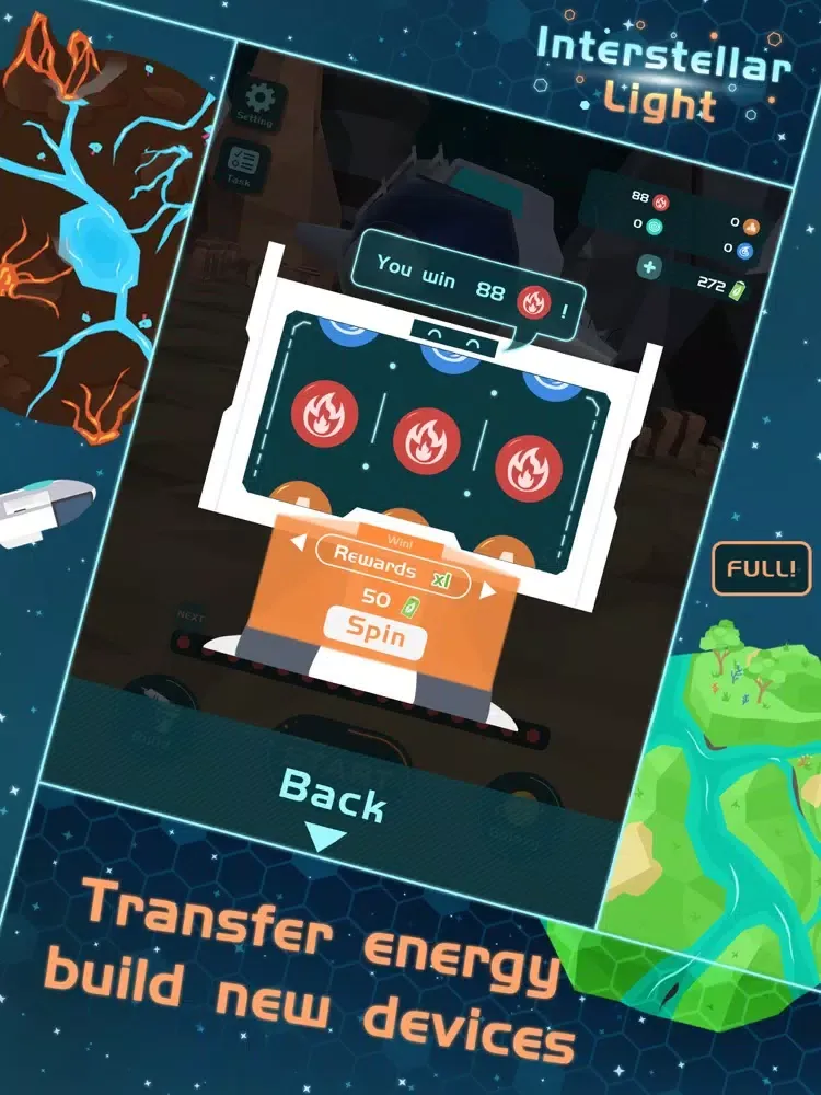 Interstellar Light-Save Planet iPad  Screenshots