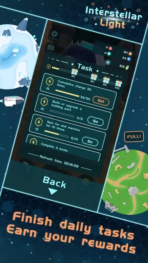 Interstellar Light-Save Planet Screenshots