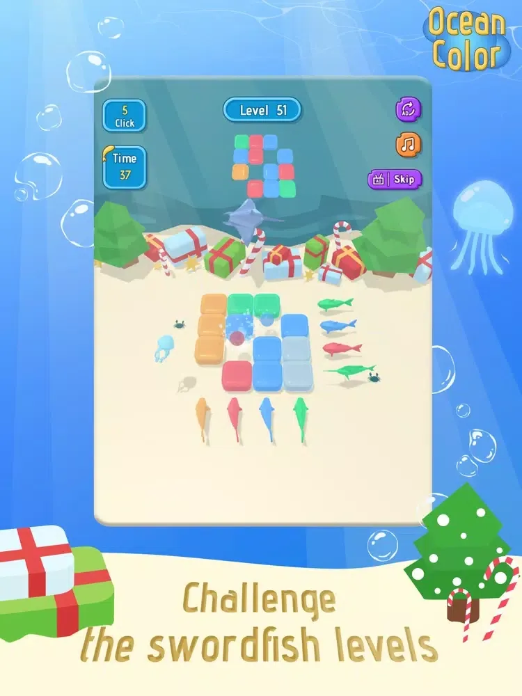 Capturas de pantalla de Ocean Color -Shooting Ball iPad 