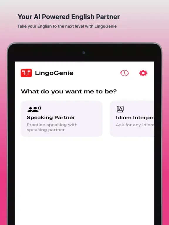 Capturas de pantalla de Learn English with LingoGenie iPad 