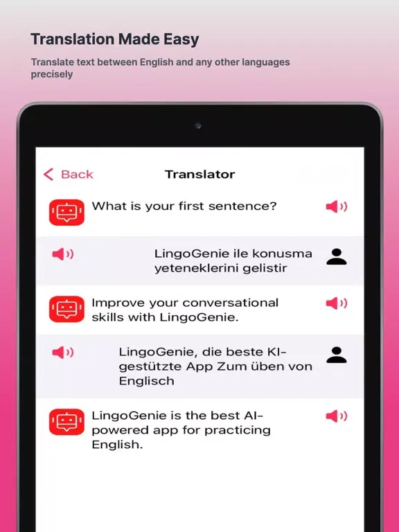 Capturas de pantalla de Learn English with LingoGenie iPad 