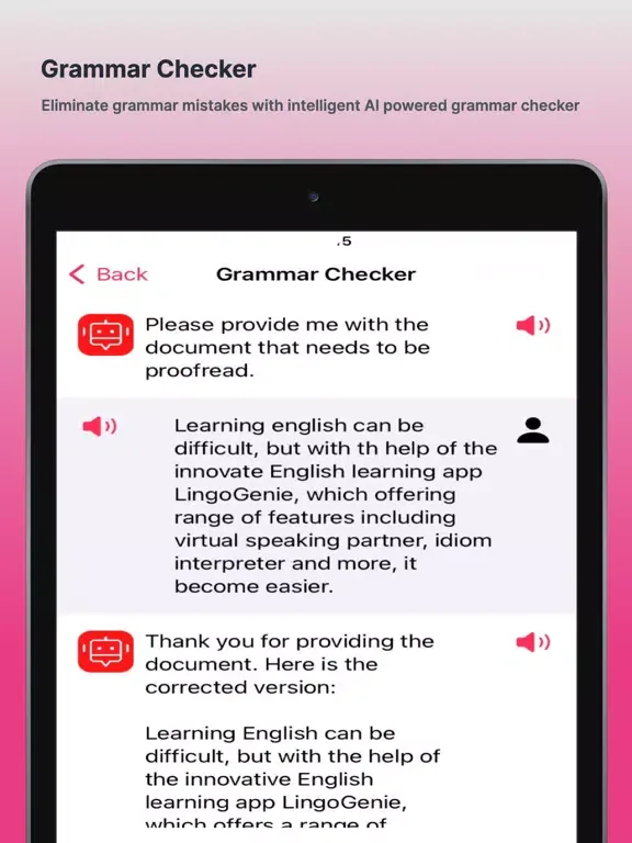 Capturas de pantalla de Learn English with LingoGenie iPad 