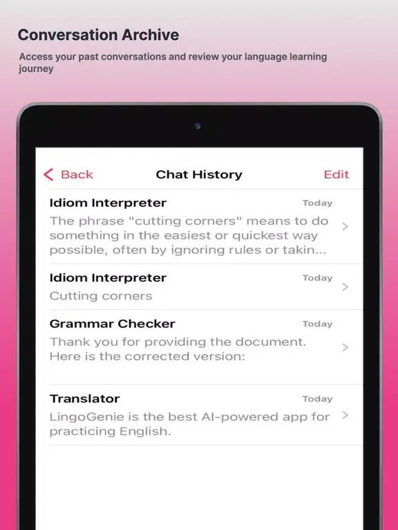 Capturas de pantalla de Learn English with LingoGenie iPad 