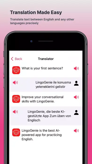 Capturas de pantalla de Learn English with LingoGenie
