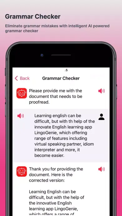 Capturas de pantalla de Learn English with LingoGenie