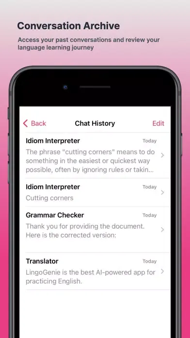 Capturas de pantalla de Learn English with LingoGenie